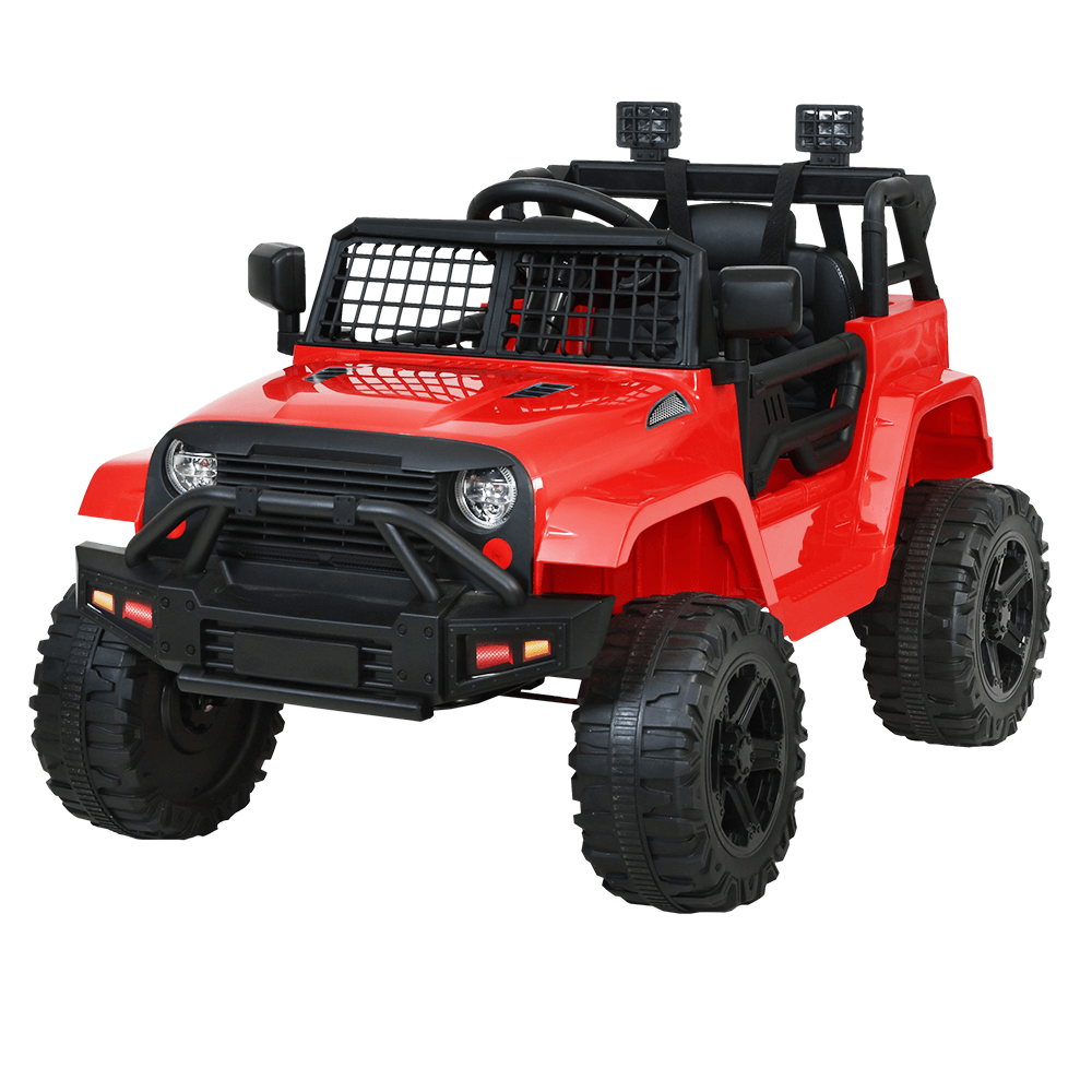 Kids Electric 12v Ride On Jeep with Remote Control Red