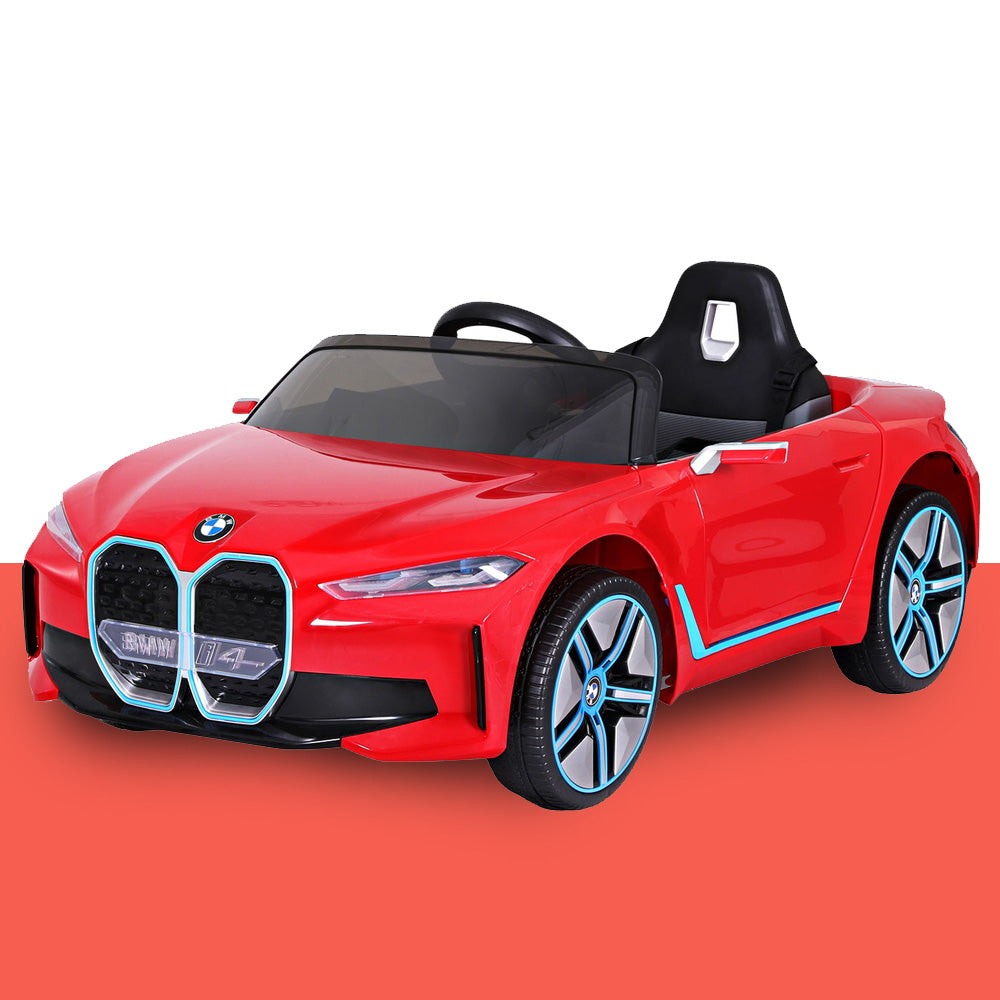 Kids Ride On Car BMW Licensed I4 Sports Remote Control Electric Toys 12V Red