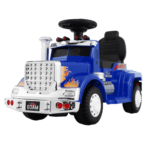 Kids Electric Toy Truck 6v Ride-On Kids Car - Blue 