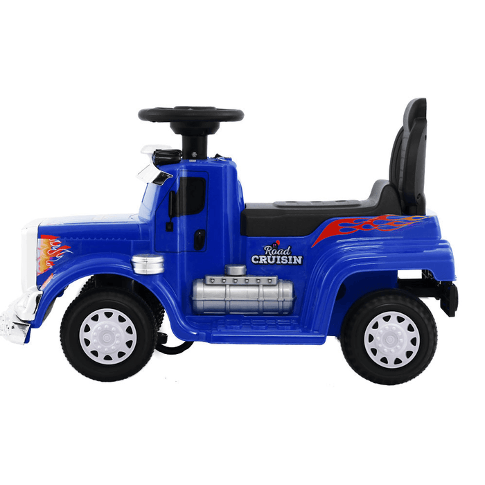 Kids Electric Toy Truck 6v Ride-On Kids Car - Blue 