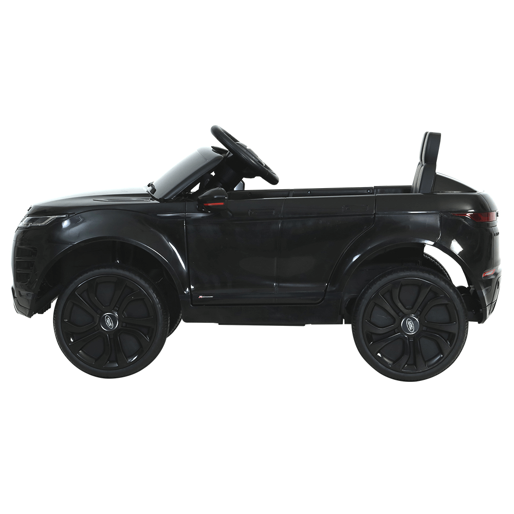 Licensed Land Rover 12V Electric Kids Ride-On Car - Black