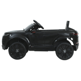 Licensed Land Rover 12V Electric Kids Ride-On Car - Black