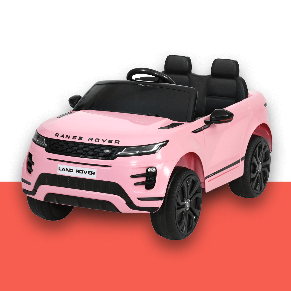 Licensed Land Rover 12V Electric Kids Ride-On Car - Pink