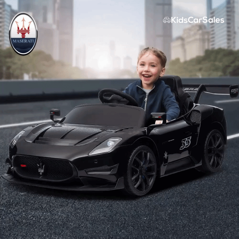 Kahuna Licensed Maserati MC20 GT2 12V Kids Electric Ride On Car w/ Remote - Black