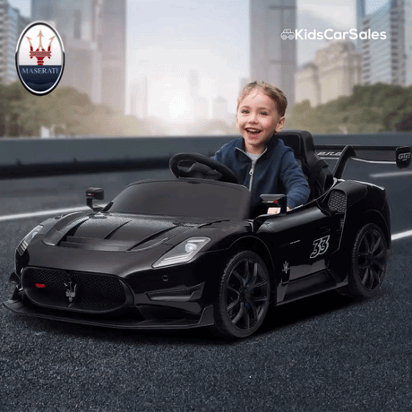 Kahuna Licensed Maserati MC20 GT2 12V Kids Electric Ride On Car w/ Remote - Black