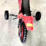 MJM Training Wheels for 49cc and 50cc 2-Stroke Dirt Bike