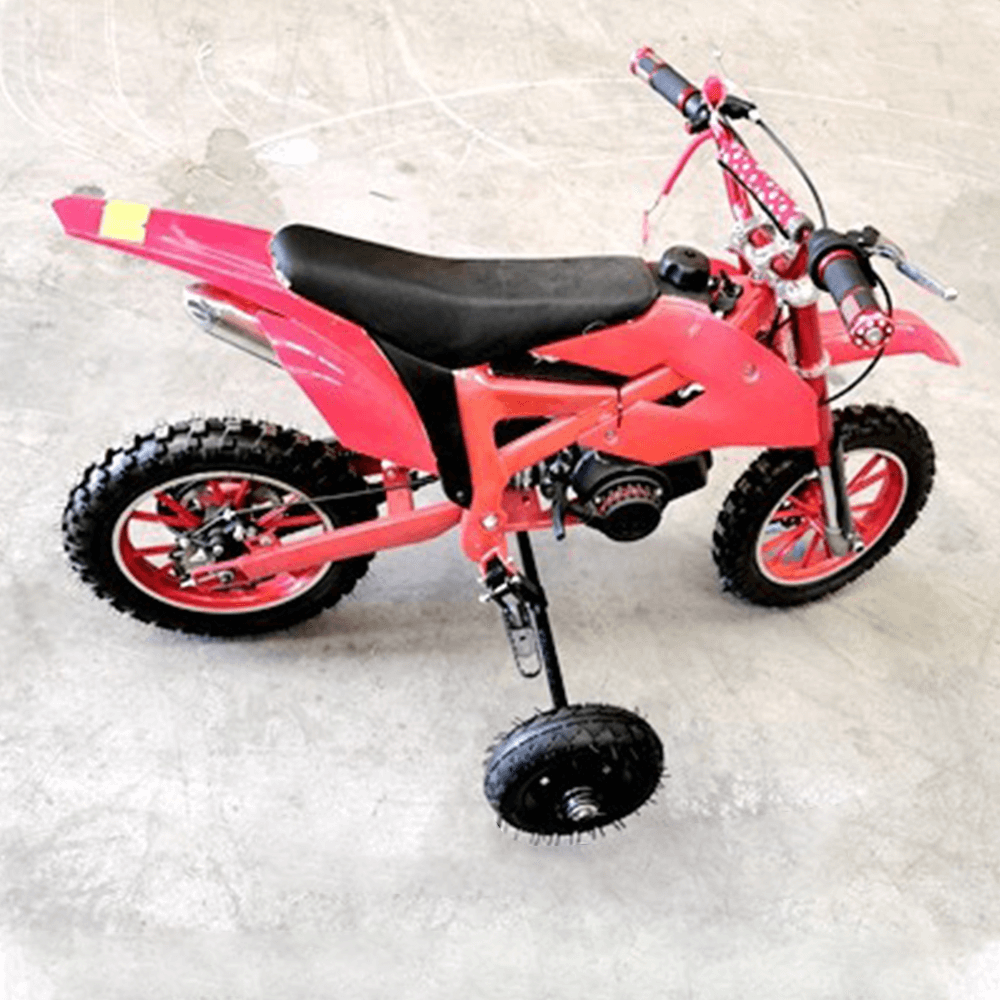 Motorcycle bike with training wheels sale