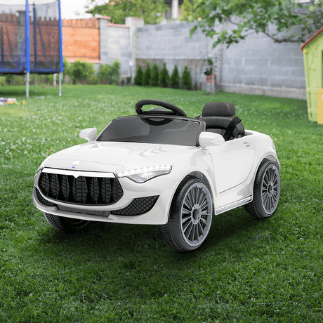 Maserati Inspired 12v Kids Ride On Car - White