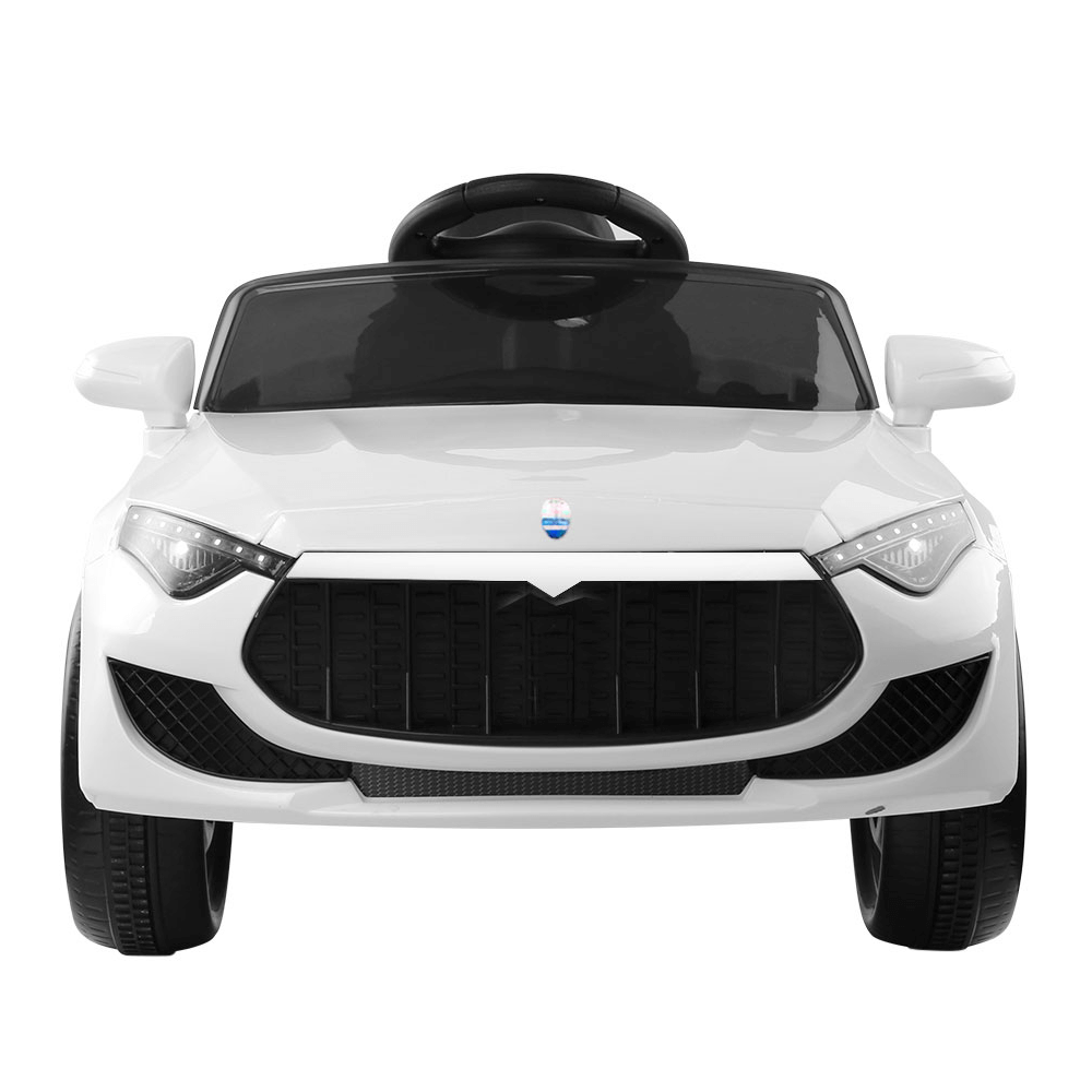 Maserati Inspired 12v Kids Ride On Car - White