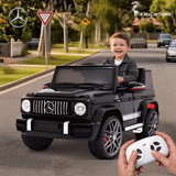 Licensed Mercedes-Benz AMG G63 12V Kids Electric Ride On Car w/ Remote - Black