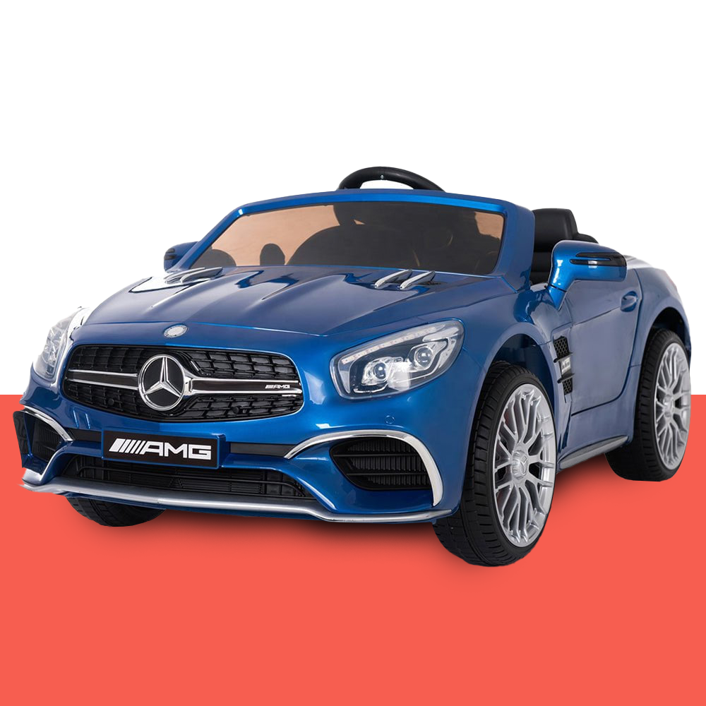 Mercedes SL65 AMG 12v Kids Electric Ride On - Blue