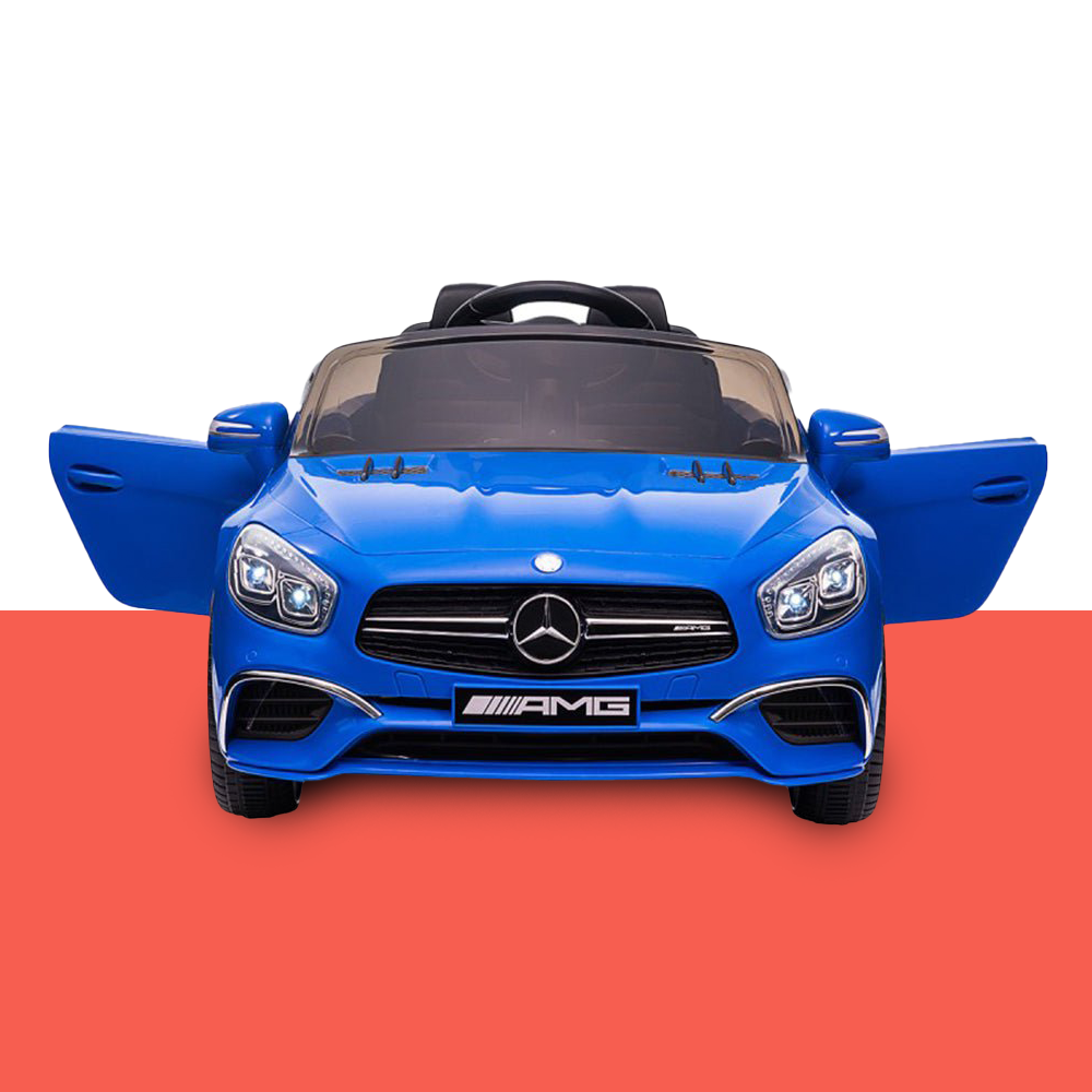 Mercedes SL65 AMG 12v Kids Electric Ride On - Blue