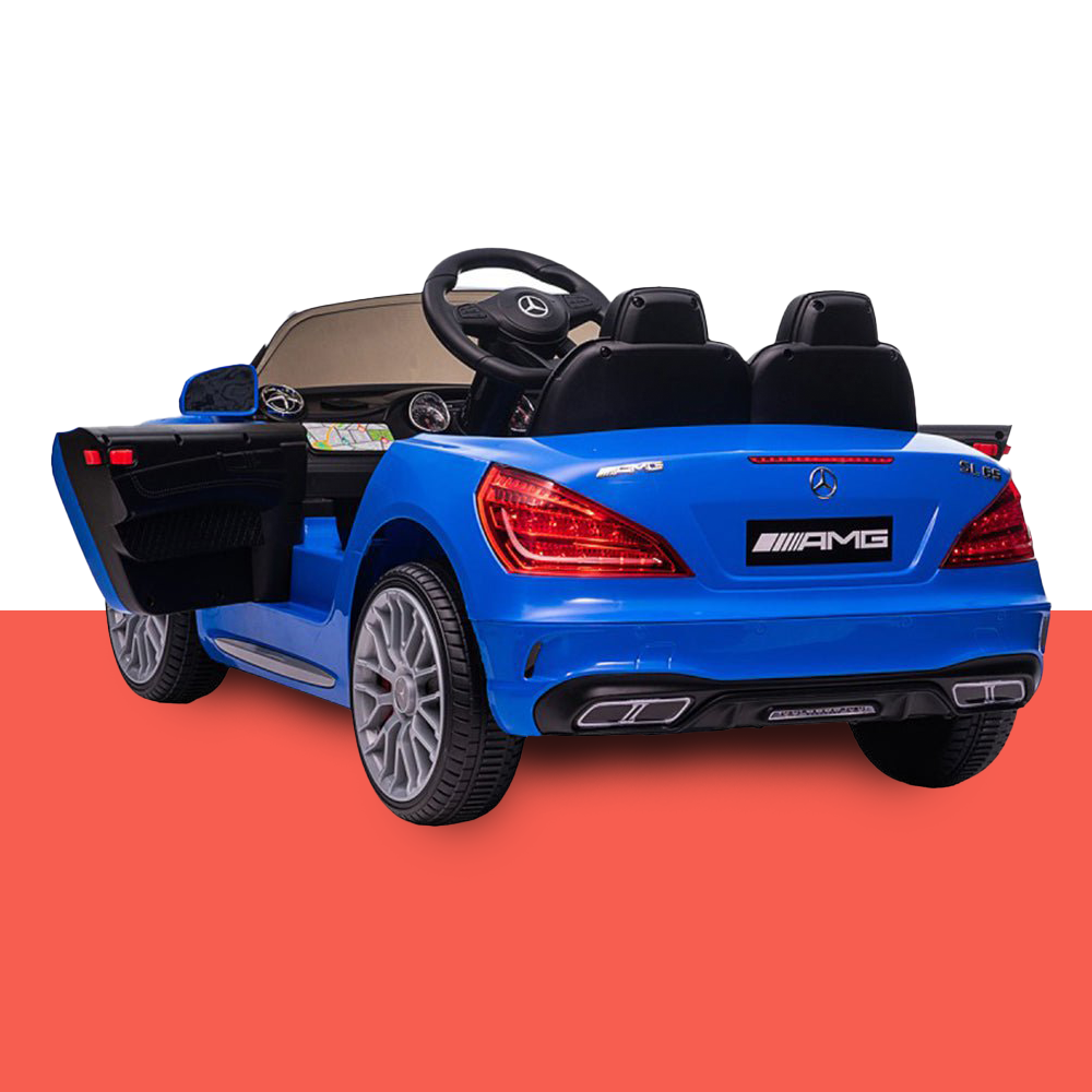 Mercedes SL65 AMG 12v Kids Electric Ride On - Blue