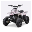 Motoworks 110cc Petrol-Powered Sports F1 Kids Quad Bike - Pink on white background