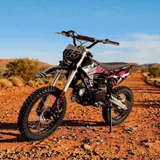 Motoworks 125cc Bigfoot Petrol Powered 4-Stroke Kids Dirt Bike – Pink