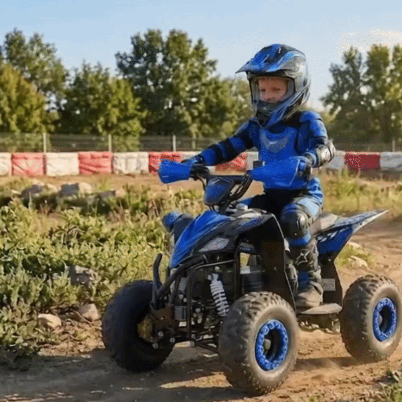 Motoworks 500W 48V Brushless Sports Quad Bike - Blue