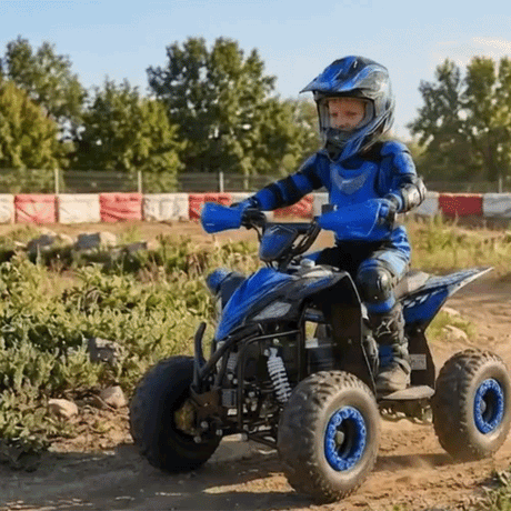 Motoworks 500W 48V Brushless Sports Quad Bike - Blue