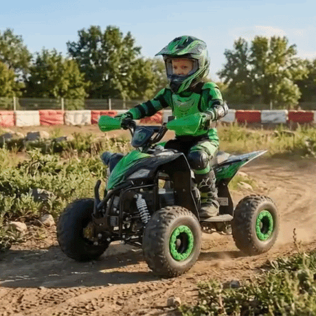 Motoworks 500W 48V Brushless Sports Quad Bike - Green