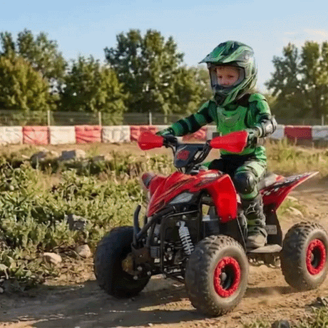 Motoworks 500W 48V Brushless Sports Quad Bike - Red