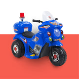 New Aim Rechargeable 6v Kids Electric Ride-on Motorcycle- Blue