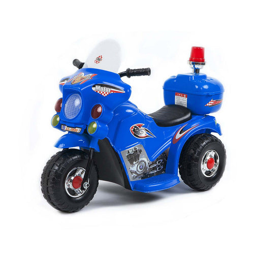 New Aim Rechargeable 6v Kids Electric Ride-on Motorcycle- Blue