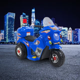 New Aim Rechargeable 6v Kids Electric Ride-on Motorcycle- Blue