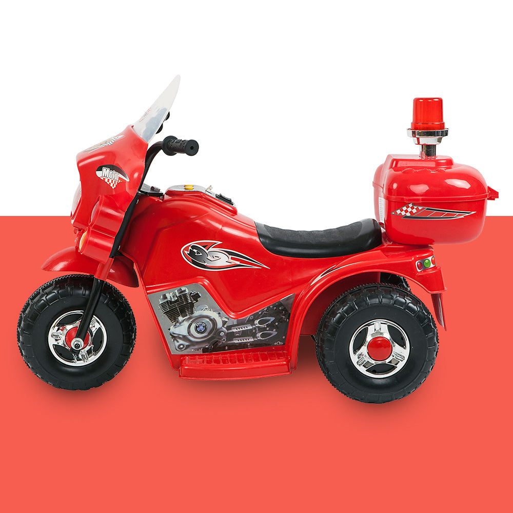 New Aim Rechargeable 6v Kids Electric Ride-on Motorcycle- Red