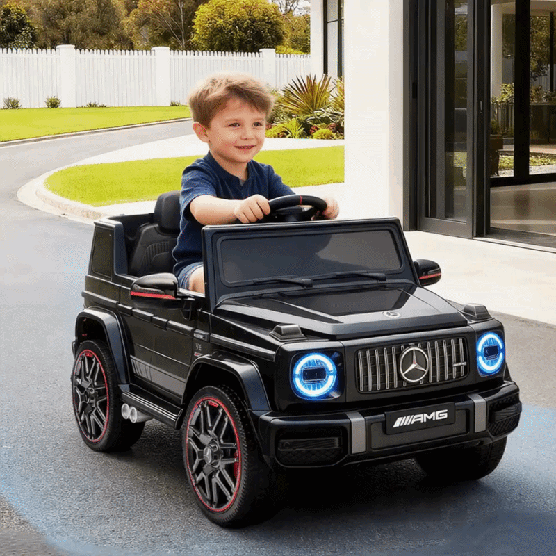New Aim Mercedes Benz G63 12v Kids Ride On Car with Remote Control - Black