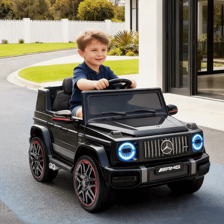 New Aim Mercedes Benz G63 12v Kids Ride On Car with Remote Control - Black