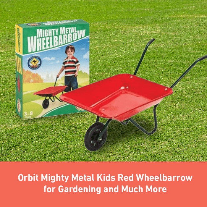 Orbit Orbit Mighty Metal Kids Red Wheelbarrow YG1560