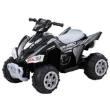 Rigo Kids Ride On Car ATV Quad Motorbike Electric Outdoor Toys 12V Black