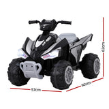 Rigo Kids Ride On Car ATV Quad Motorbike Electric Outdoor Toys 12V Black