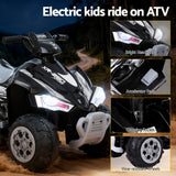 Rigo Kids Ride On Car ATV Quad Motorbike Electric Outdoor Toys 12V Black
