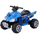 Rigo Kids Ride On Car ATV Quad Motorbike Electric Outdoor Toys 12V Blue
