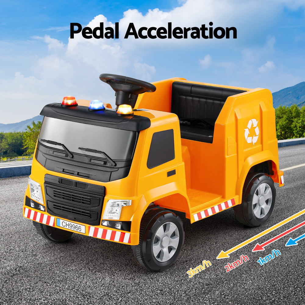 Pedal Acceleration Feature: An image illustrating the pedal acceleration functionality, designed to highlight how the truck operates.