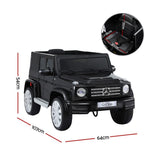 Kids Ride On Car Licensed Mercedes-Benz G500 Electric Toys Horn Remote 12V Black