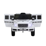Kids Ride On Car Licensed G500 Electric Toys Horn Remote 12V White