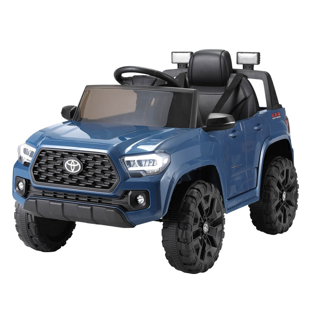 Licensed 12v Toyota Tacoma Off Road Kids Electric Ride On Car with Remote - Blue