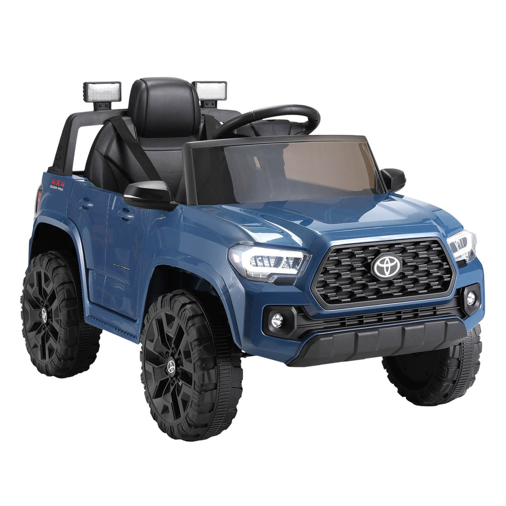 Licensed 12v Toyota Tacoma Off Road Kids Electric Ride On Car with Remote - Blue