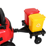 Rigo Kids 12v Street Sweeper Kids Electric Ride On Car with Remote - Red