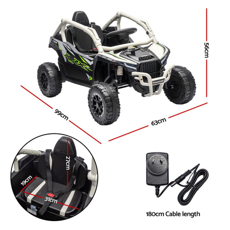 Kids Ride On Car Off-Road Licensed KRX1000 Electric Toy with Remote Control Music