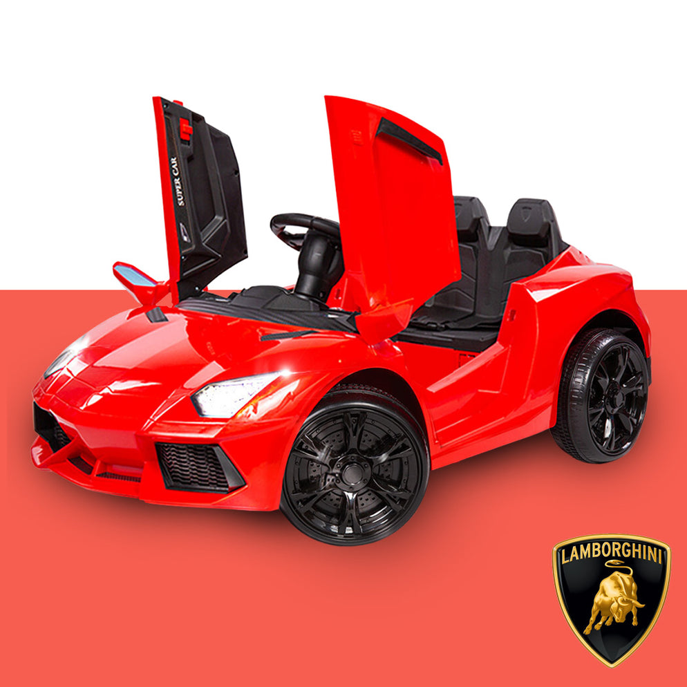 Rovo Kids Lamborghini Inspired Kids Electric Ride-On Car with Remote ...