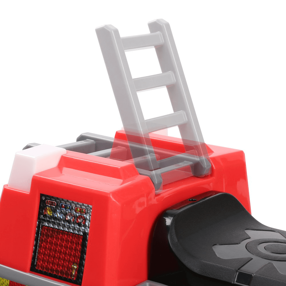 Red Fire Truck Rescue 6v Ride-on Kids Car