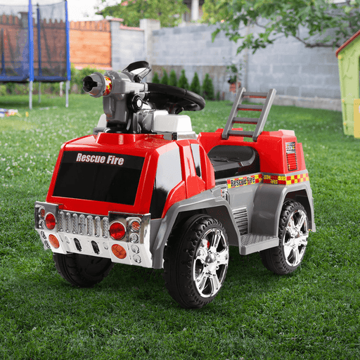 Red Fire Truck Rescue 6v Ride-on Kids Car