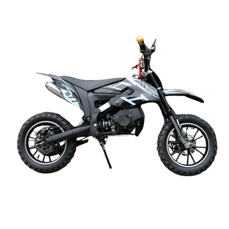 MJM 49cc Dirt Bike Ride - Black (Rev & Ride Bundle)