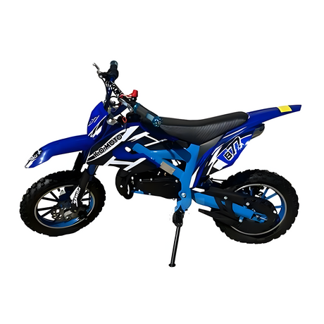 MJM 49cc Dirt Bike Ride - Blue (Rev & Ride Bundle)