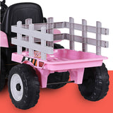 Rigo Kids Electric Ride On Car Tractor Toy Cars 12V Pink