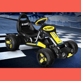 Rigo Kids Pedal Go Kart Ride On Toys Racing Car Plastic Tyre Black