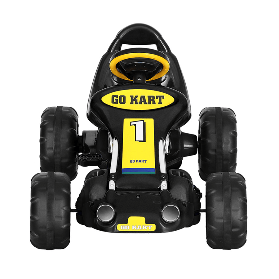 Rigo Kids Racing Style Pedal-Powered Go Kart - Black – Kids Car Sales