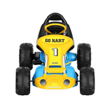 Rigo Kids Pedal Go Kart Ride On Toys Racing Car Plastic Tyre Blue